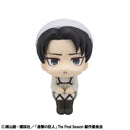 Attack on Titan MEGAHOUSE Lookup Levi Cleaning up Ver. &  Mikasa Ackerman set【with gift】