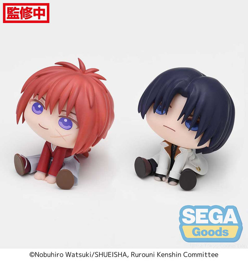 Rurouni Kenshin SEGA QyuruMe TV Anime Mini Figure Kenshin Himura ･ Aoshi Shinomori (EX)