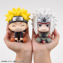 Naruto Shippuden MEGAHOUSE Lookup Naruto Uzumaki Smile ver. & Jiraiya set【with gift】