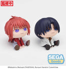 Rurouni Kenshin SEGA QyuruMe TV Anime Mini Figure Kenshin Himura ･ Aoshi Shinomori (EX)