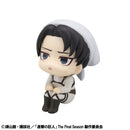 Attack on Titan MEGAHOUSE Lookup Levi Cleaning up Ver. &  Mikasa Ackerman set【with gift】