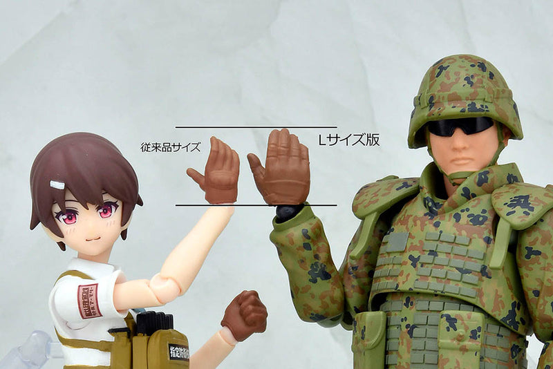 Little Armory Tomytec LA-OP17: figma Tactical Gloves L Size (Tan)
