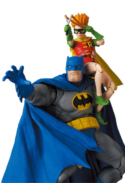 Batman The Dark Knight Returns MEDICOM TOYS MAFEX BATMAN BLUE Ver. & ROBIN (REPRODUCTCION)