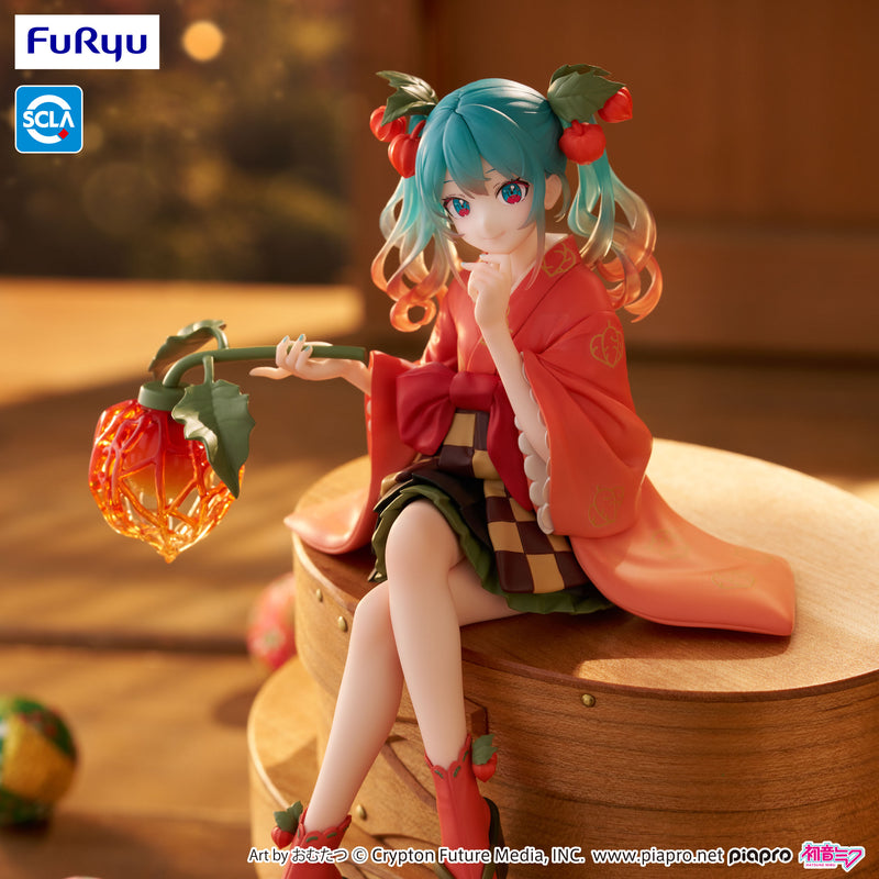 Hatsune Miku FuRyu Noodle Stopper Figure -Flower Fairy Winter Cherry-