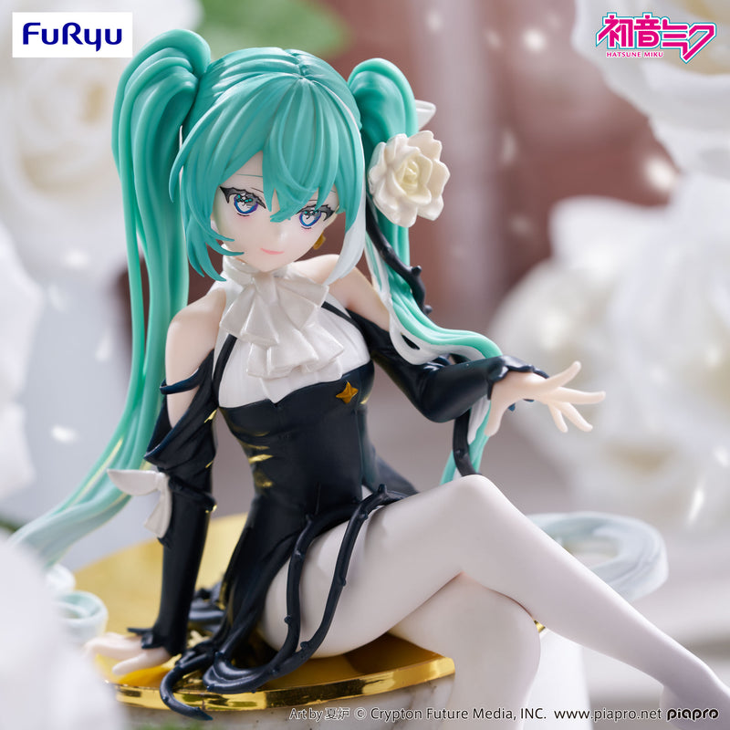 Hatsune Miku FuRyu Noodle Stopper Figure -Flower Fairy White Rose-