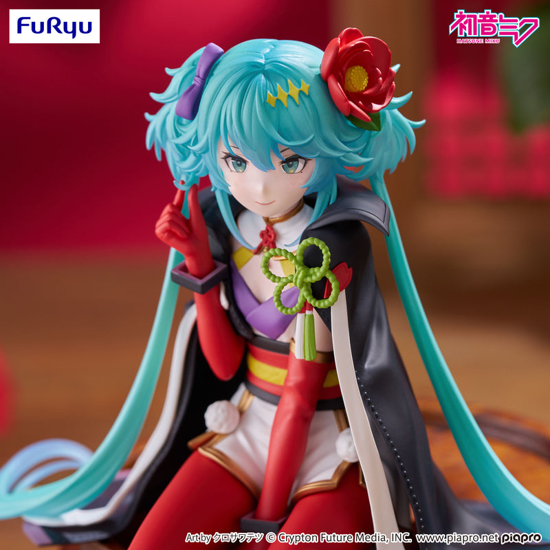 Hatsune Miku FuRyu Noodle Stopper Figure Hatsune Miku -Flower Fairy Camellia-