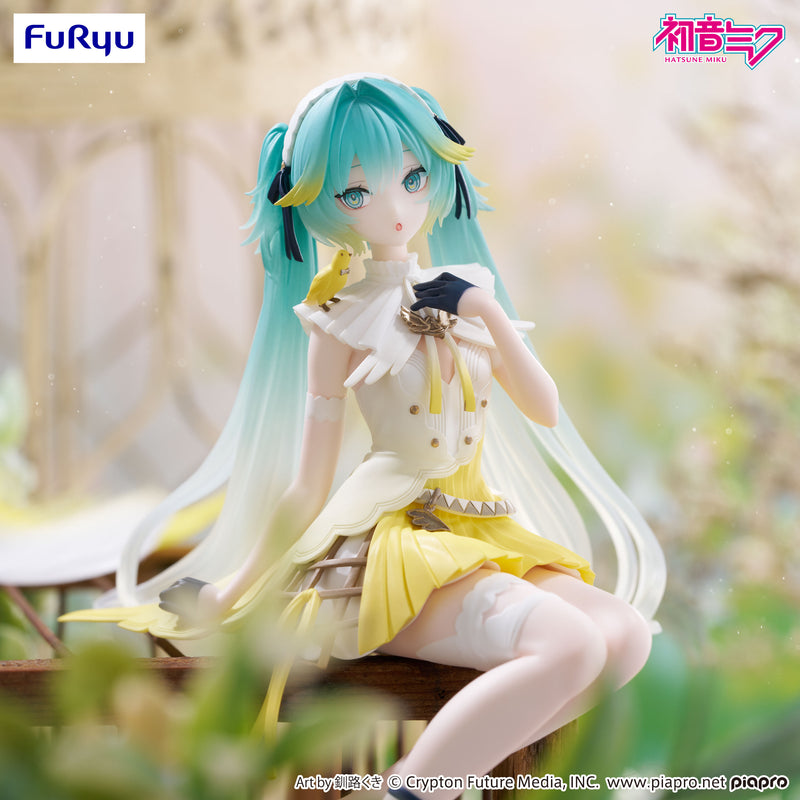 Hatsune Miku FuRyu Noodle Stopper Figure Hatsune Miku -Canary Bird-