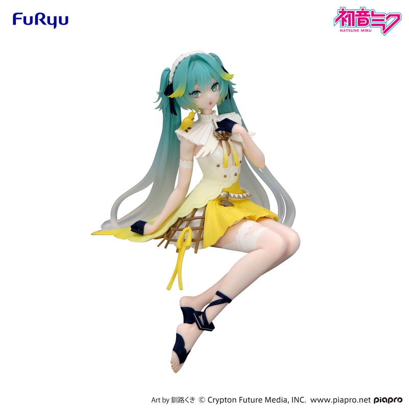Hatsune Miku FuRyu Noodle Stopper Figure Hatsune Miku -Canary Bird-