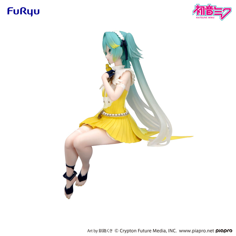 Hatsune Miku FuRyu Noodle Stopper Figure Hatsune Miku -Canary Bird-