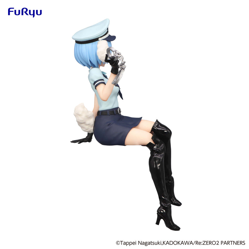Re:ZERO -Starting Life in Another World- FuRyu Noodle Stopper Figure Rem Police Officer Cap with Dog Ears