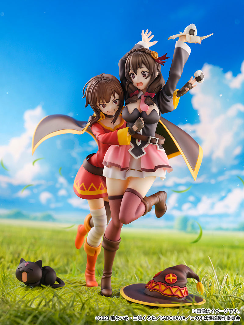 KONO SUBARASHII SEKAI NI SYUKUFUKU WO! SHIBUYA SCRAMBLE FIGURE Megumin & Yunyun -Futari wa Otomodachi Ver.-