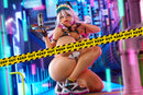 illustration by Nidy-2D- Nocturnas Meido-Busou: Ax Street ver. Pixel Philia Edition