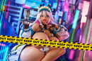 illustration by Nidy-2D- Nocturnas Meido-Busou: Ax Street ver. Pixel Philia Edition