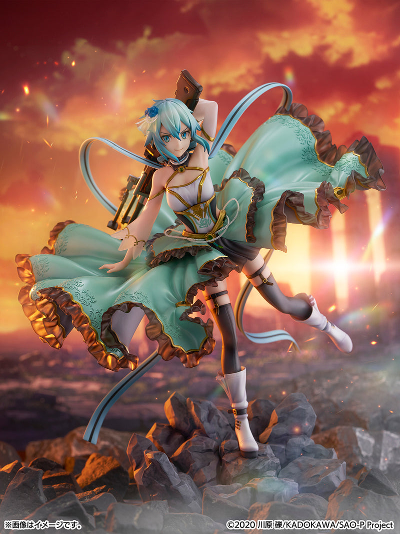 Sword Art Online Shibuya Scrumble Figure Sinon -Crystal Dress Ver.-