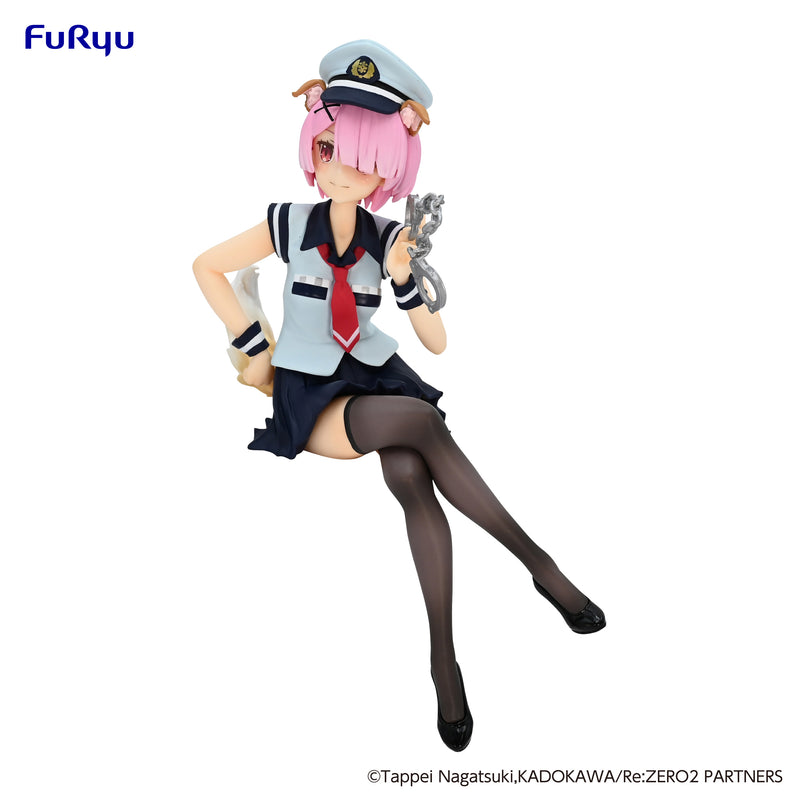 Re:ZERO -Starting Life in Another World-　FuRyu　Noodle Stopper Figure Ram Police Officer Cap with Dog Ears