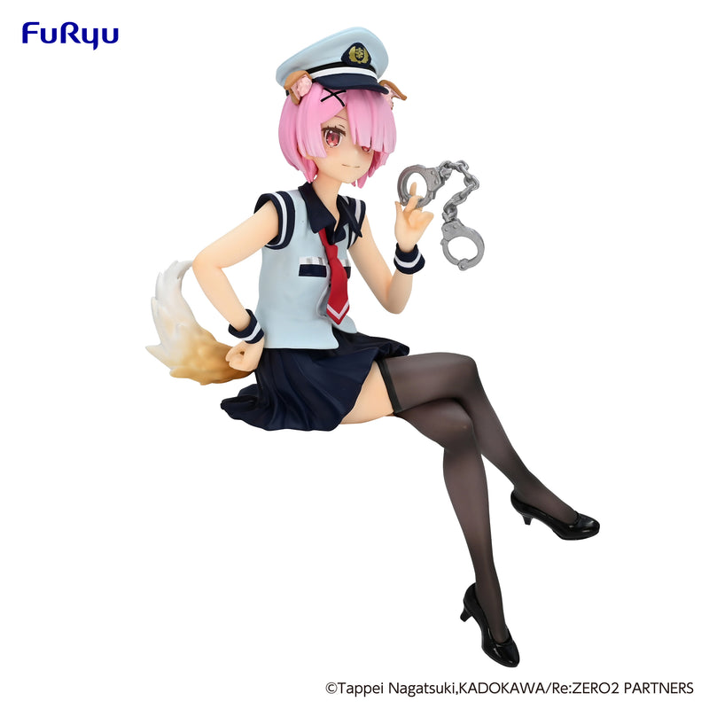 Re:ZERO -Starting Life in Another World-　FuRyu　Noodle Stopper Figure Ram Police Officer Cap with Dog Ears