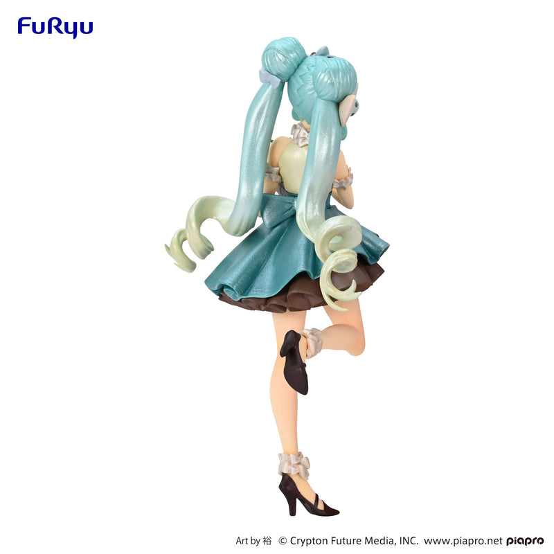 Hatsune Miku FuRyu SweetSweets Series Figure Hatsune Miku Chocolate Mint Pearl Color