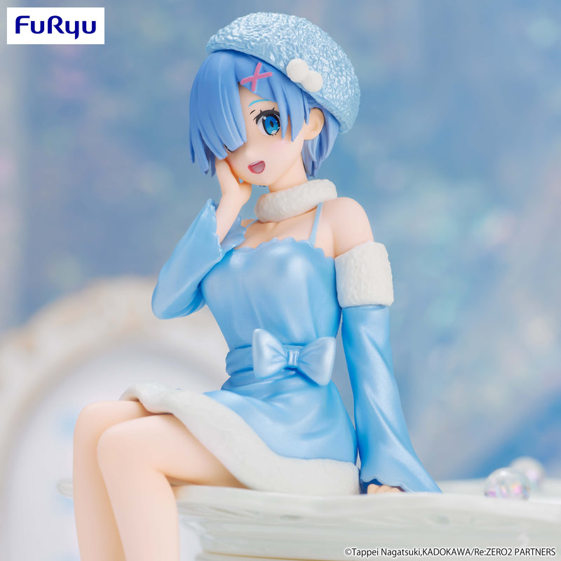 Re:ZERO -Starting Life in Another World-　FuRyu　Noodle Stopper Figure Rem Snow Princess Pearl Color ver.