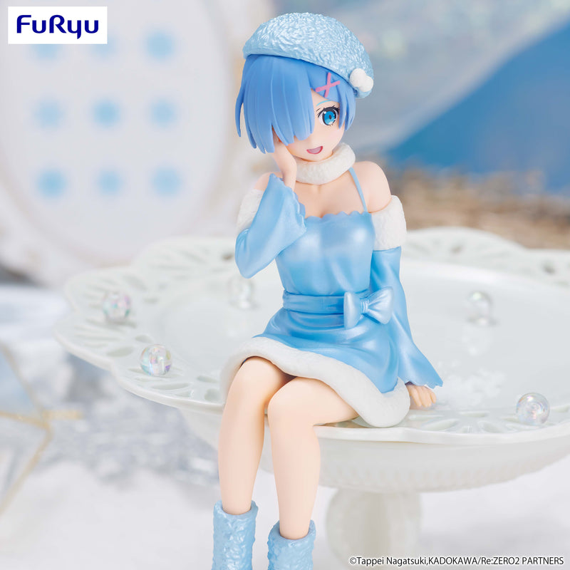 Re:ZERO -Starting Life in Another World-　FuRyu　Noodle Stopper Figure Rem Snow Princess Pearl Color ver.