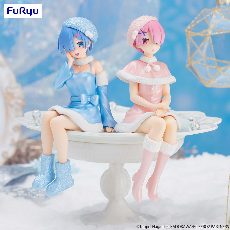 Re:ZERO -Starting Life in Another World-　FuRyu　Noodle Stopper Figure Rem Snow Princess Pearl Color ver.