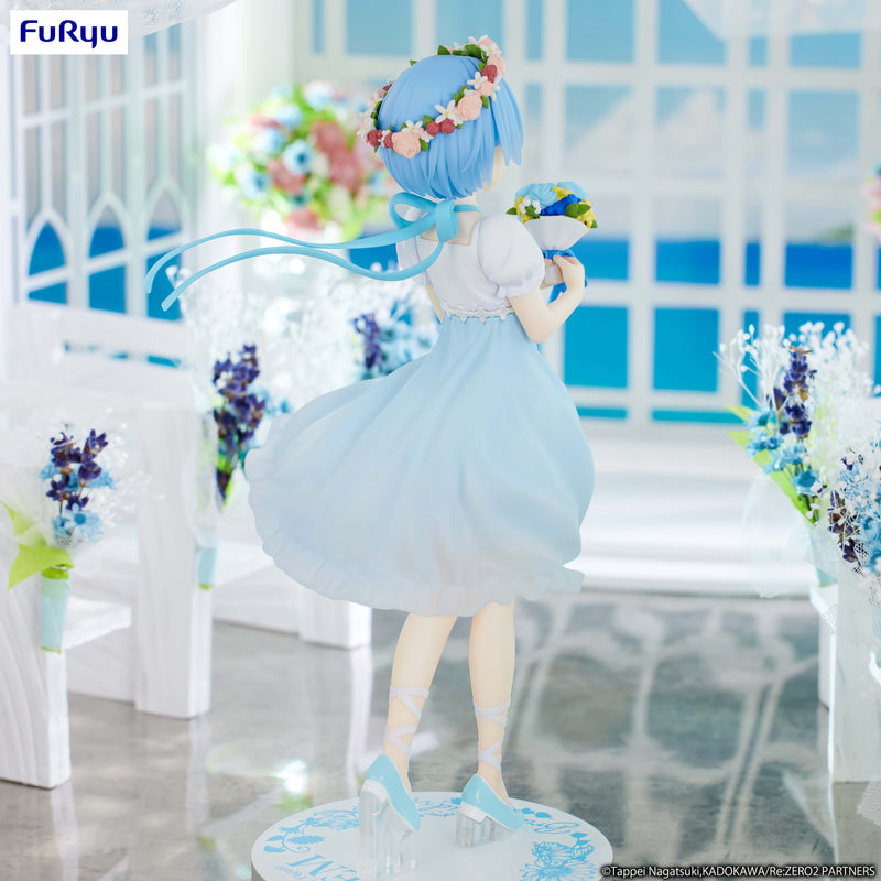 Re:ZERO -Starting Life in Another World- FURYU Trio-Try-iT Figure -Rem Bridesmaid-
