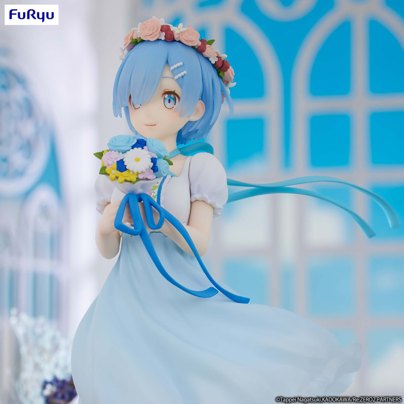 Re:ZERO -Starting Life in Another World- FURYU Trio-Try-iT Figure -Rem Bridesmaid-