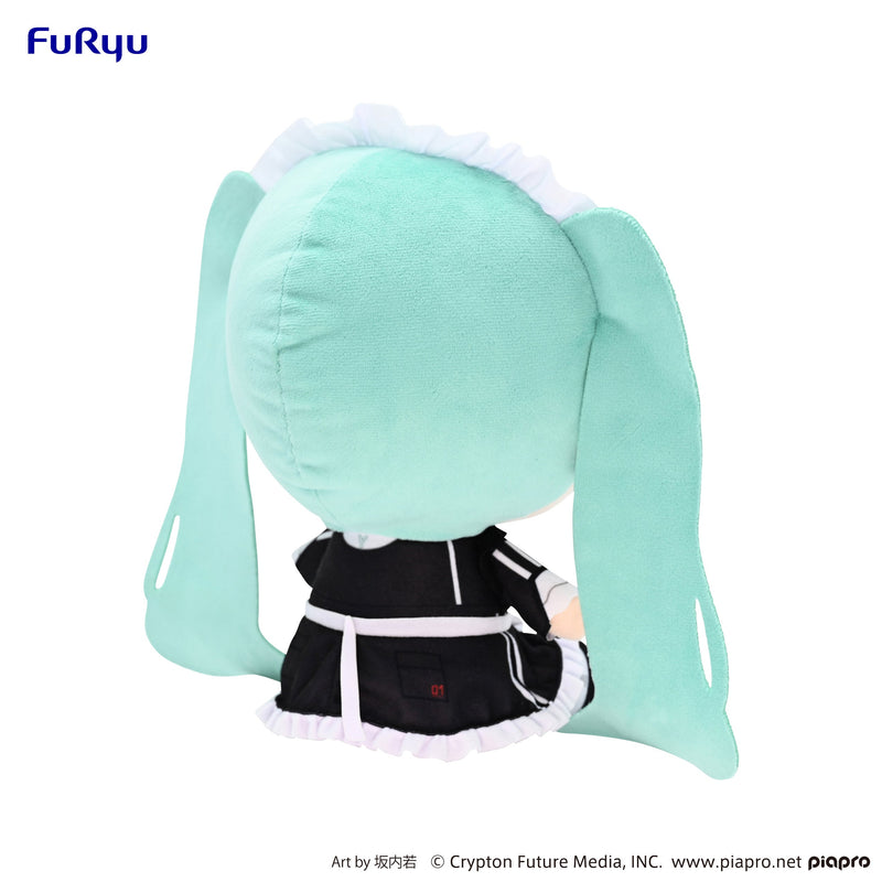 Hatsune Miku FURYU  KYURUMARU Big Plush Toy -Sporty Maid-