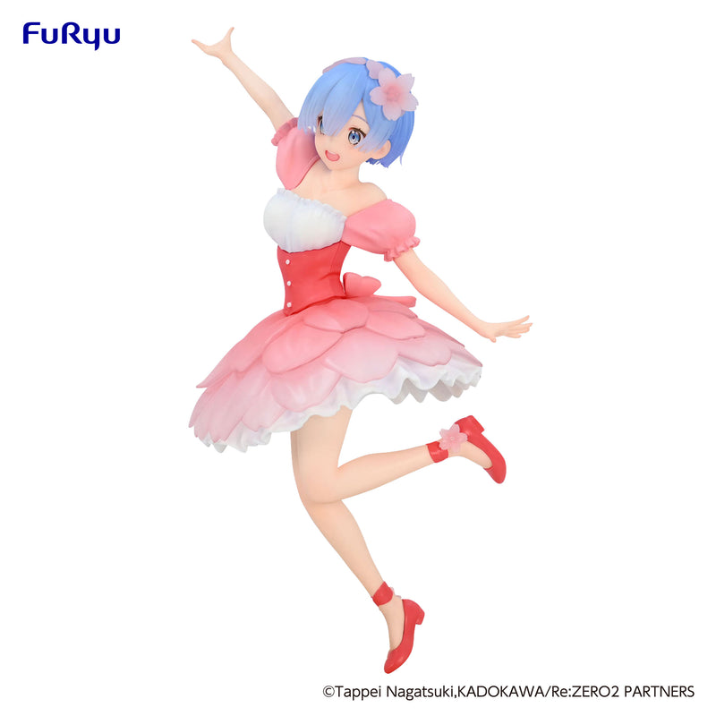 Re:ZERO -Starting Life in Another World- FuRyu Trio-Try-iT Figure Rem Cherry Blossom