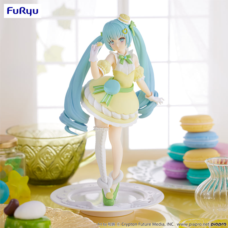 Hatsune Miku FuRyu Exceed Creative Figure SweetSweets Series Macaroon Citron Color ver.