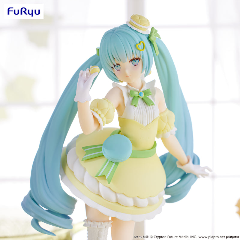 Hatsune Miku FuRyu Exceed Creative Figure SweetSweets Series Macaroon Citron Color ver.