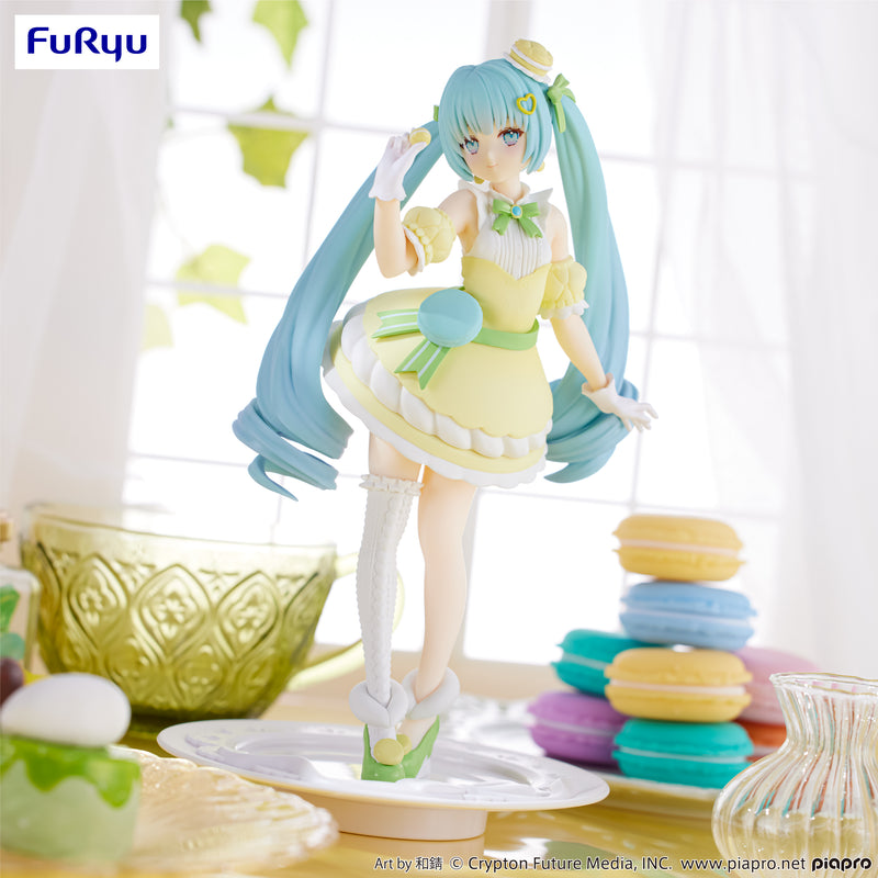 Hatsune Miku FuRyu Exceed Creative Figure SweetSweets Series Macaroon Citron Color ver.