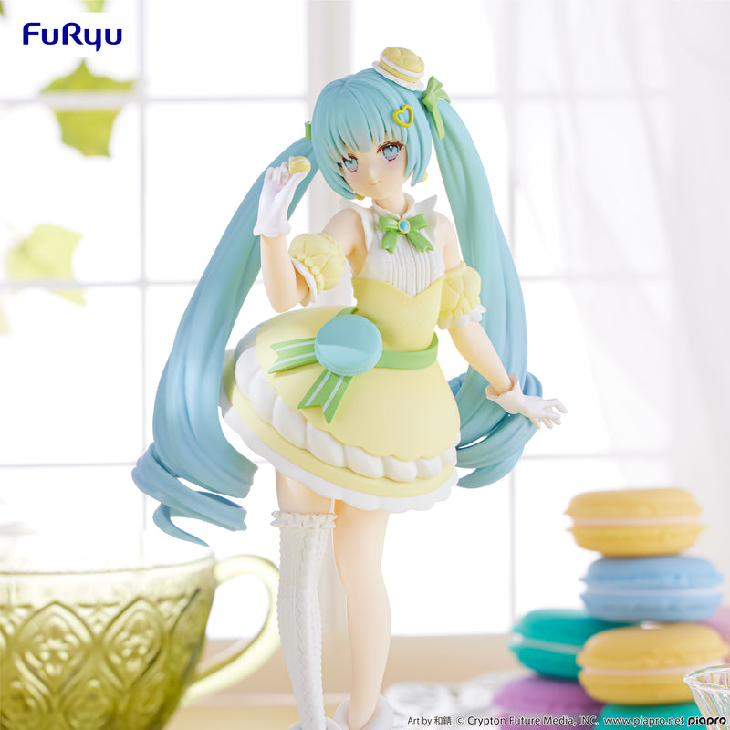 Hatsune Miku FuRyu Exceed Creative Figure SweetSweets Series Macaroon Citron Color ver.