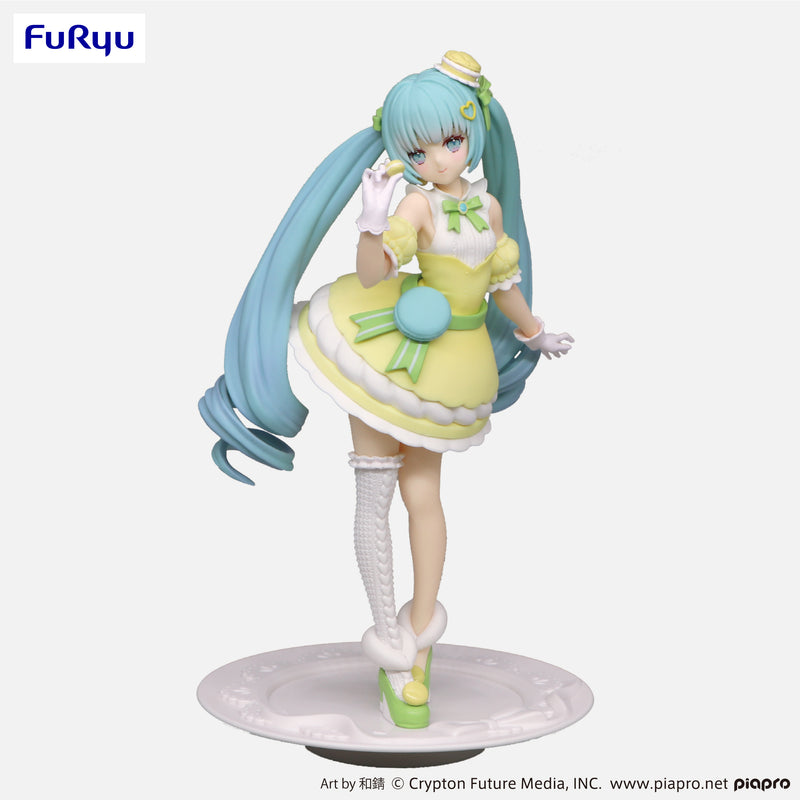 Hatsune Miku FuRyu Exceed Creative Figure SweetSweets Series Macaroon Citron Color ver.