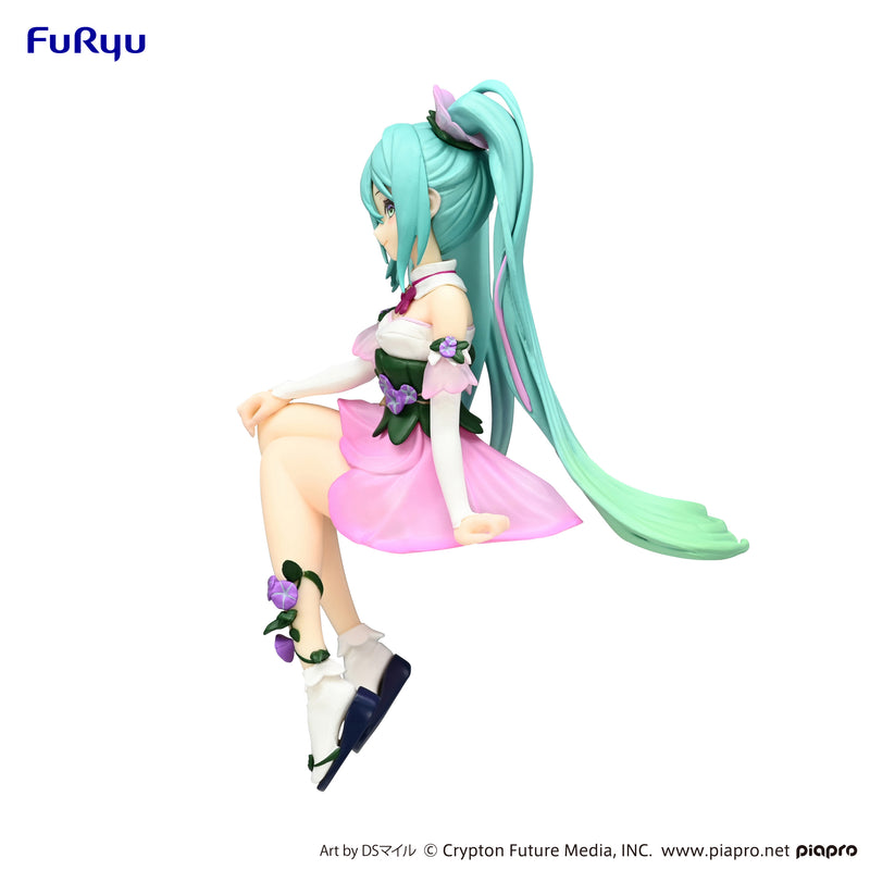 Hatsune Miku FuRyu Noodle Stopper Figure Flower Fairy Morning Glory Pink Color ver.