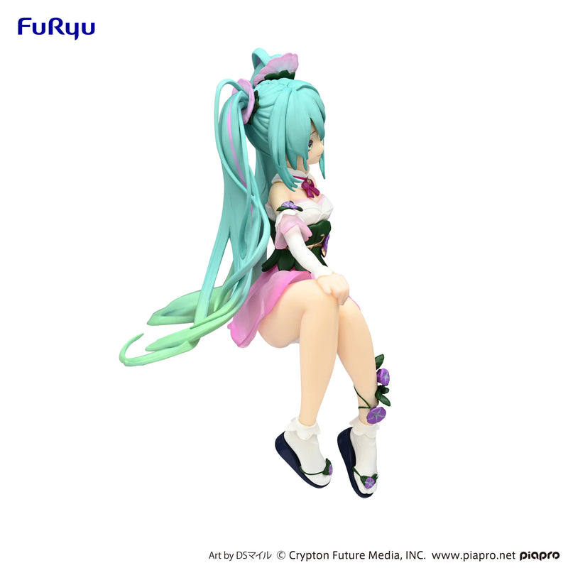 Hatsune Miku FuRyu Noodle Stopper Figure Flower Fairy Morning Glory Pink Color ver.