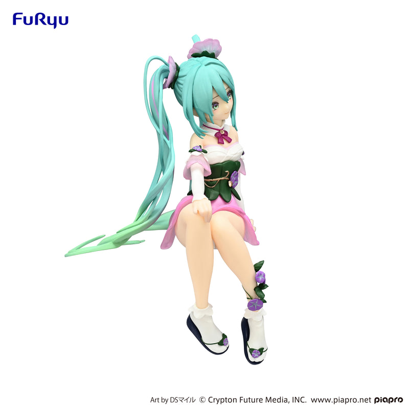 Hatsune Miku FuRyu Noodle Stopper Figure Flower Fairy Morning Glory Pink Color ver.