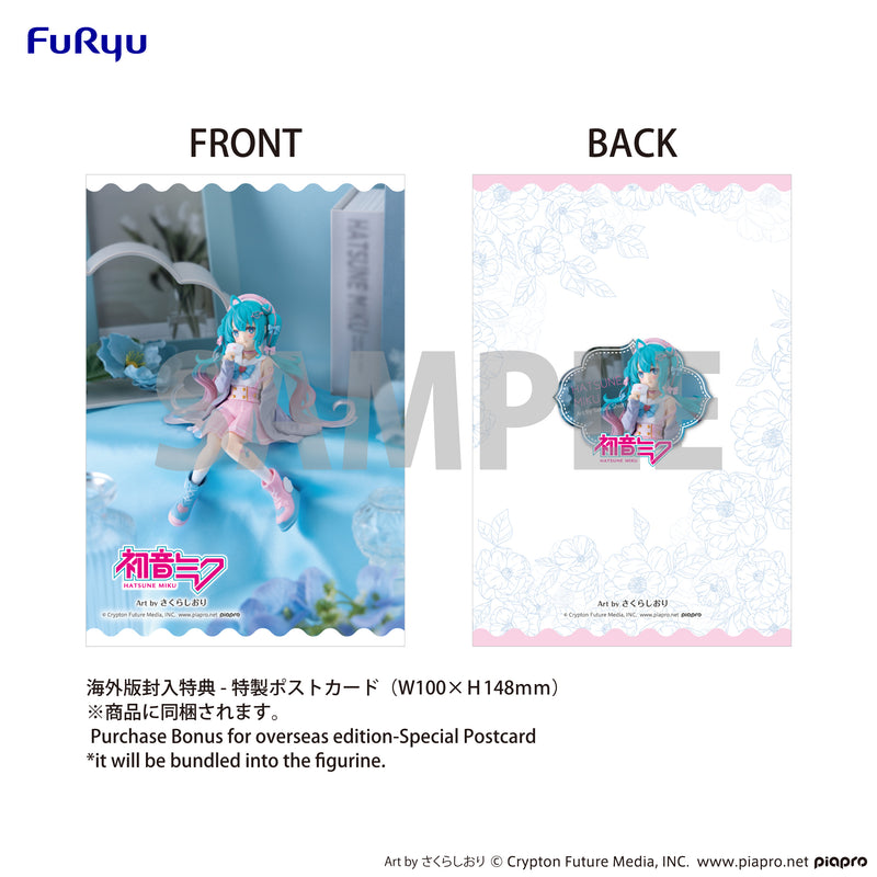 Hatsune Miku FuRyu Noodle Stopper Figure -Love Sailor Grey Color ver.-