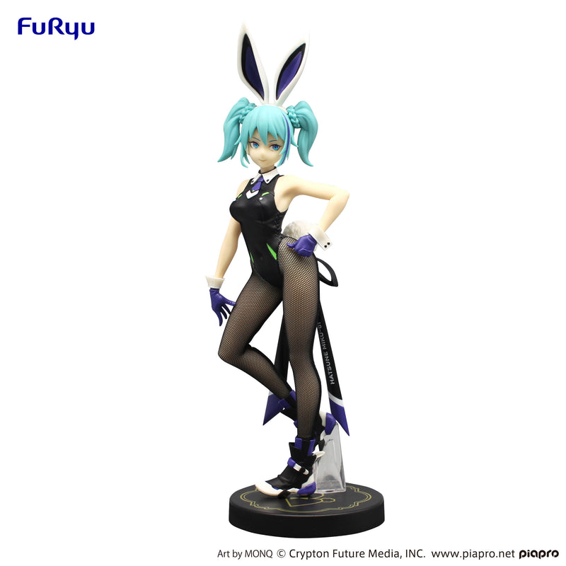 Hatsune Miku FuRyu BiCute Bunnies Figure Street Violet Color ver.