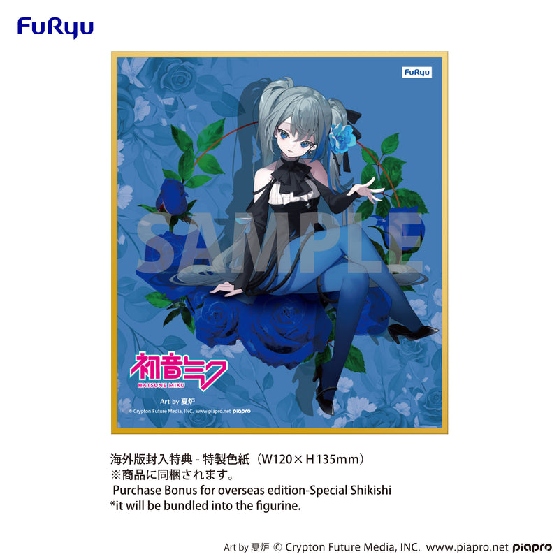 Hatsune Miku　FuRyu Noodle Stopper Figure Blue Rose