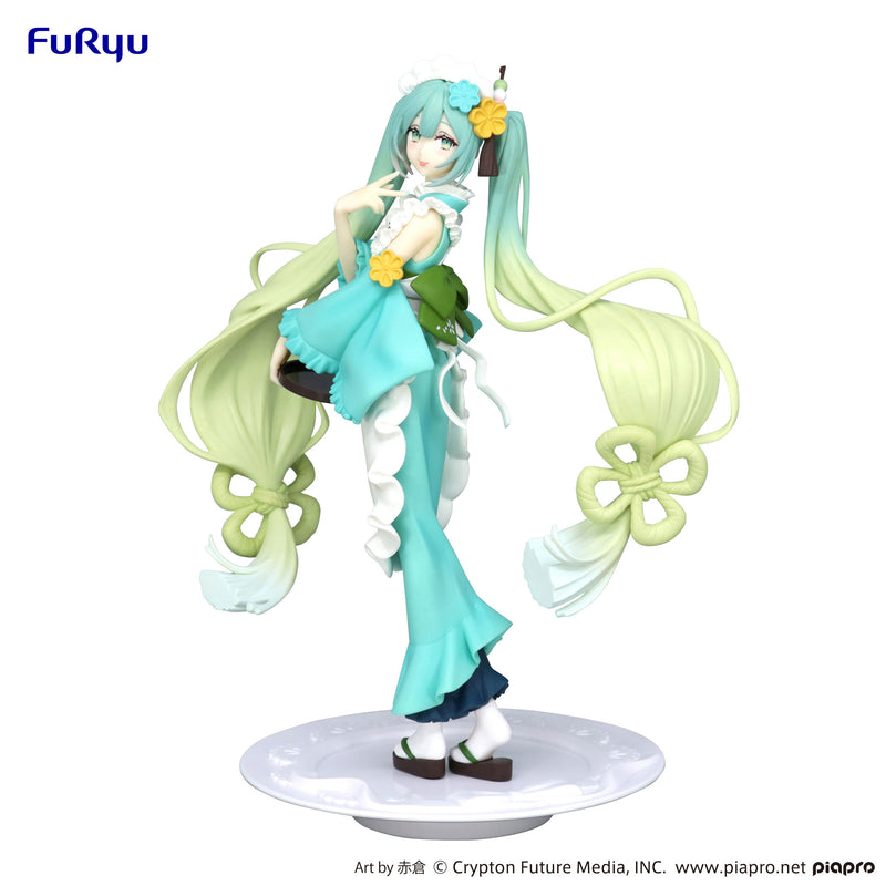 Hatsune Miku　FuRyu Exceed Creative Figure Matcha Green Tea Parfait Mint ver.