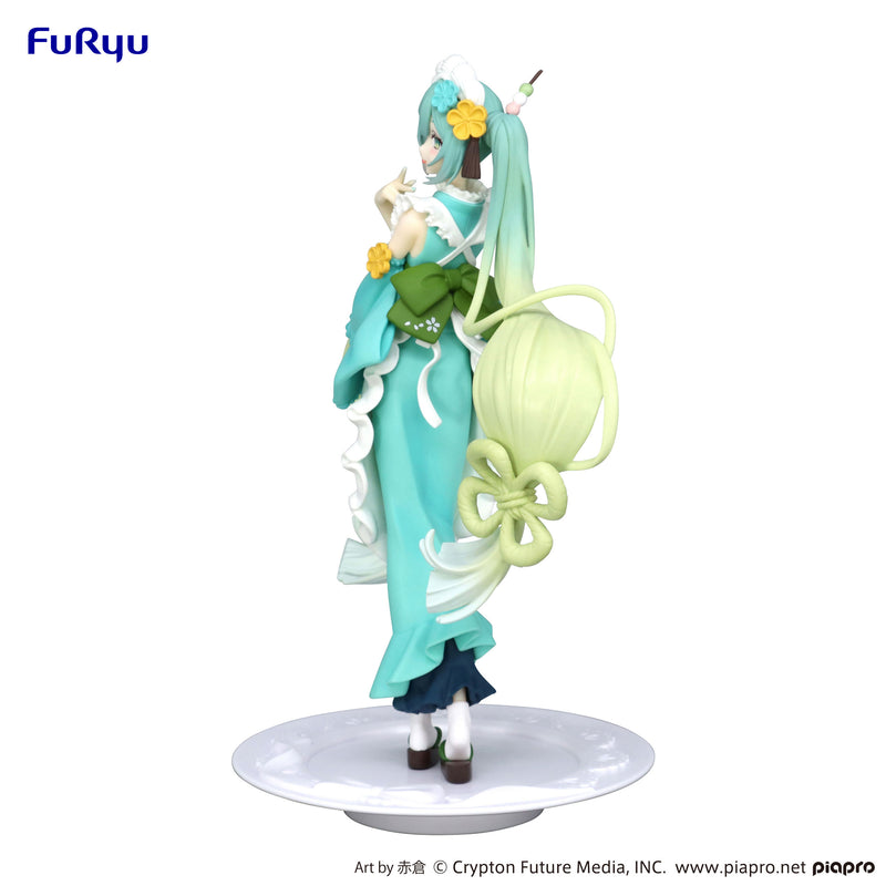 Hatsune Miku　FuRyu Exceed Creative Figure Matcha Green Tea Parfait Mint ver.