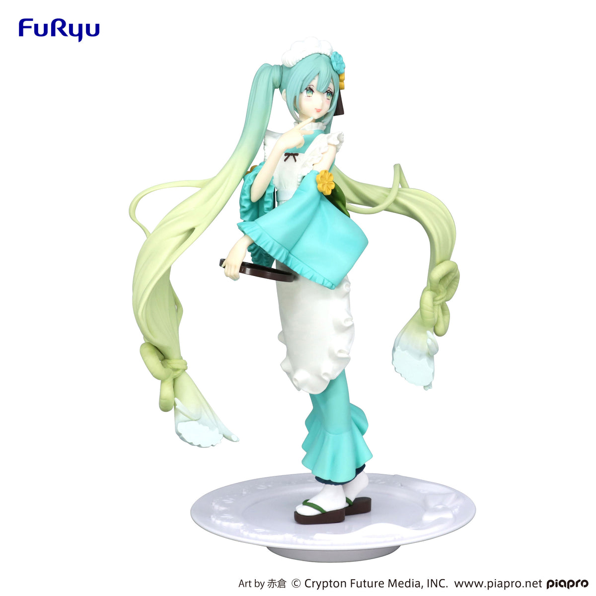 Hatsune Miku FuRyu Exceed Creative Figure Matcha Green Tea Parfait Min