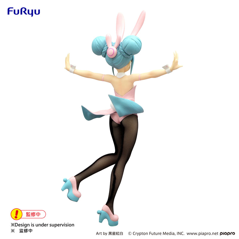 Hatsune Miku FuRyu BiCute Bunnies Figure -Wink Pearl Pink Color ver.-