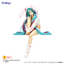 Hatsune Miku FuRyu Noodle Stopper Figure -Rabbit Ear Hood Pajama-