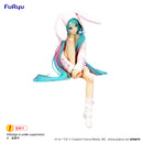 Hatsune Miku FuRyu Noodle Stopper Figure -Rabbit Ear Hood Pajama-