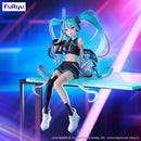 Hatsune Miku FuRyu Noodle Stopper Figure -Neon Cyber-