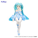 Hatsune Miku FuRyu Noodle Stopper Figure -Flower Fairy Nemophila Pail Blue Color ver.-