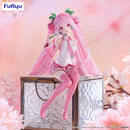 Hatsune Miku FuRyu Noodle Stopper Figure -Sakura Miku 2024 Pearl Color ver.-