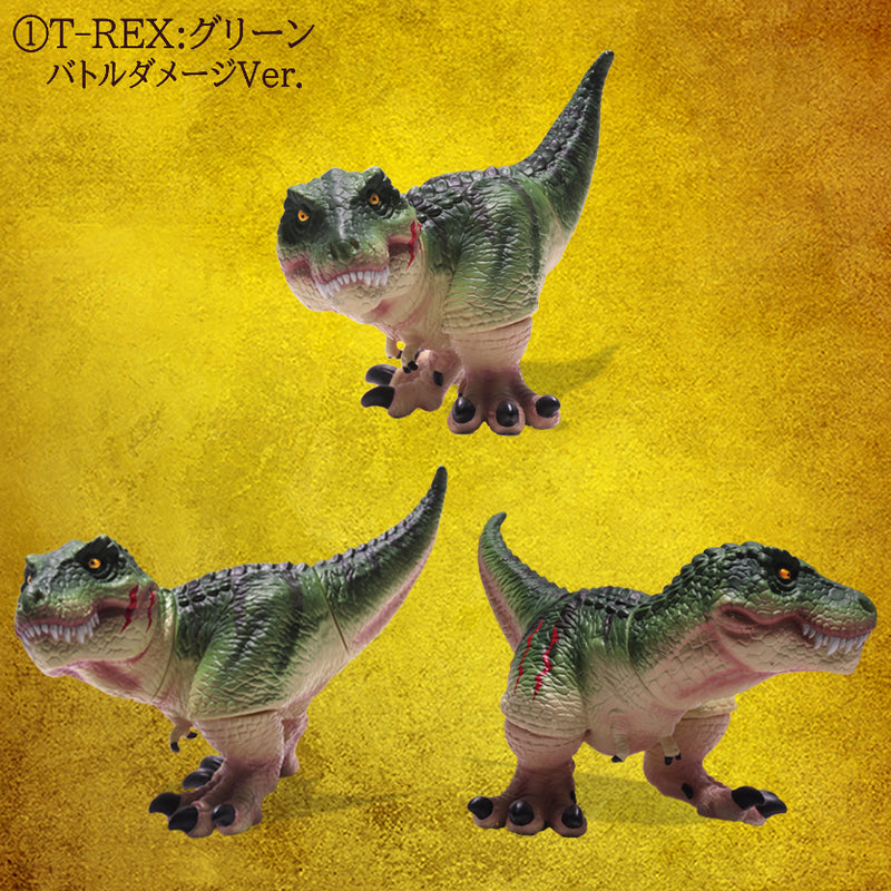 The Most Terrifying Carnivorous Hunters PROOVY The T-REX Army Arrives! Chibi Chunky Figure 3pc. Set