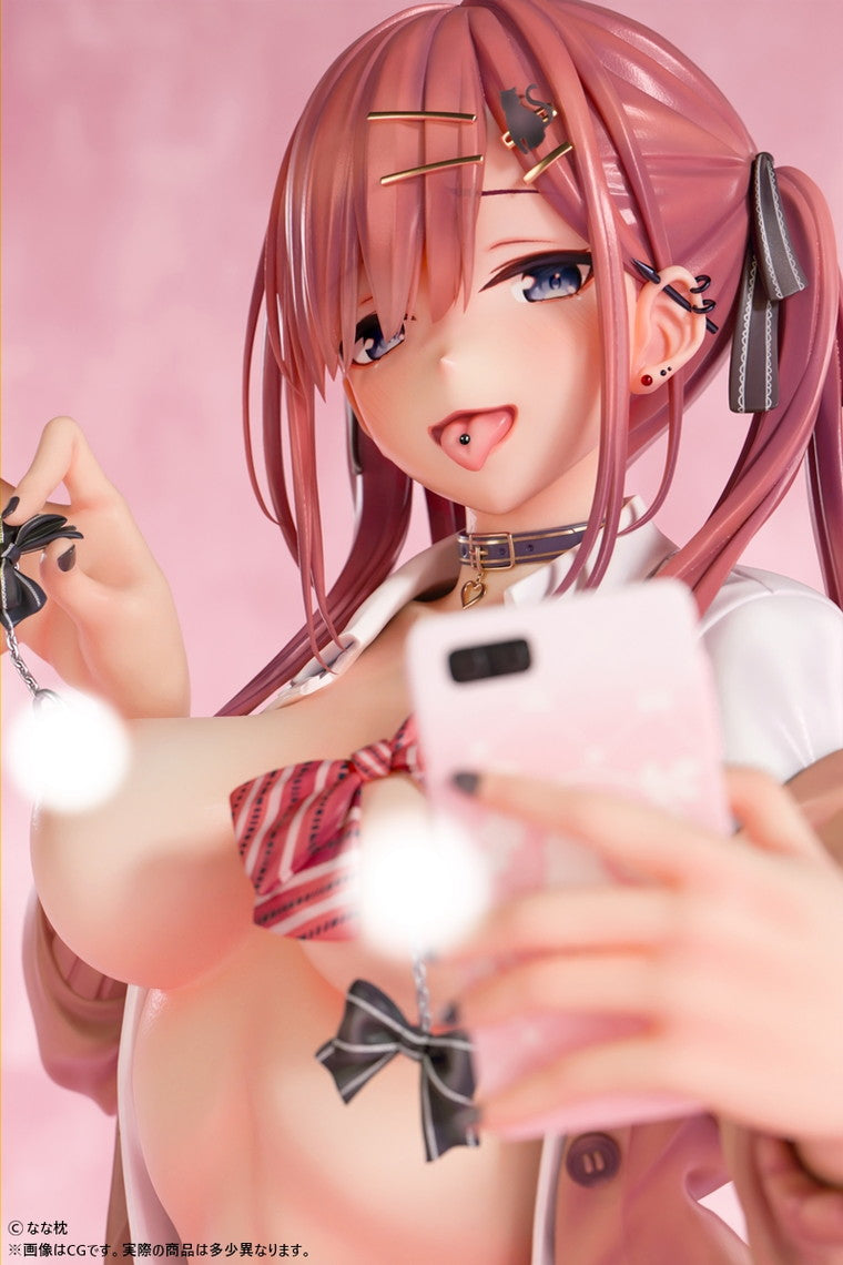 Original Character by Nanamakura Insight Red-Haired Gyaru-Chan Bare Face Ver.